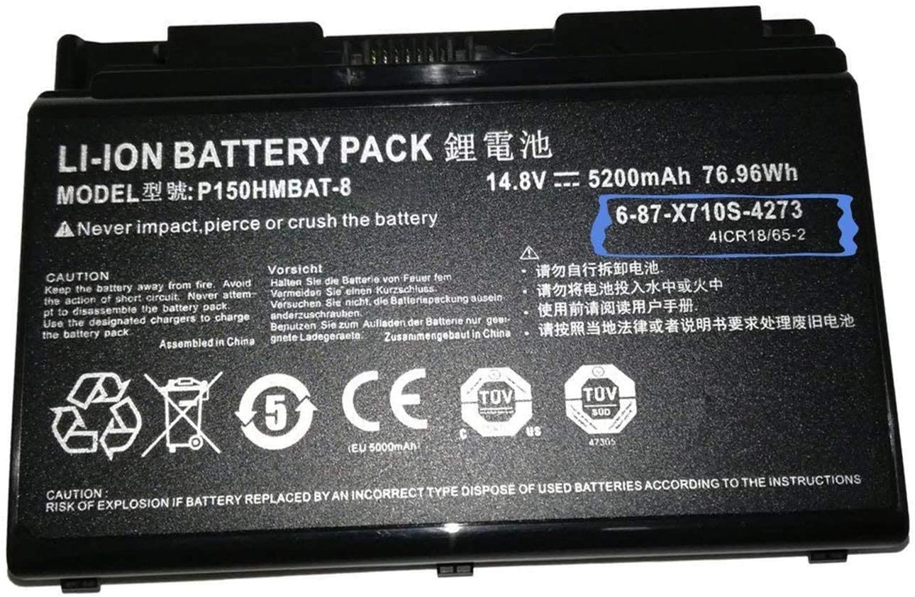 Clevo X710S Replacement Laptop Battery